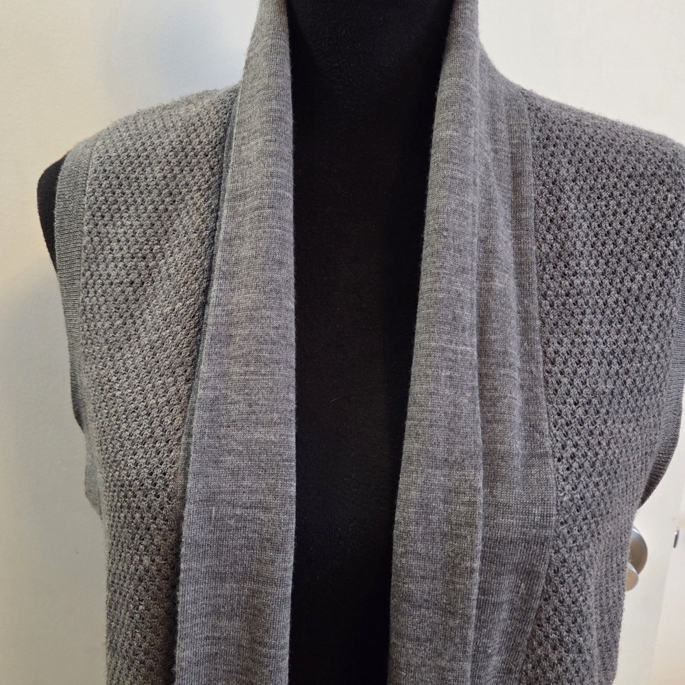 EILEEN FISHER Merino Wool Sweater Vest Small - Picture 2 of 8